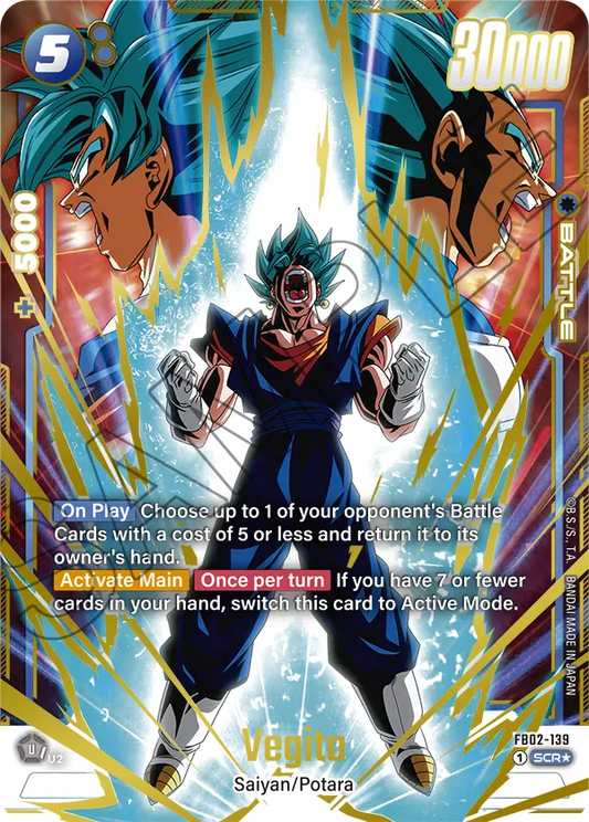 Vegito (Character) (FB02-0139) (SCR) (Alternate Art)