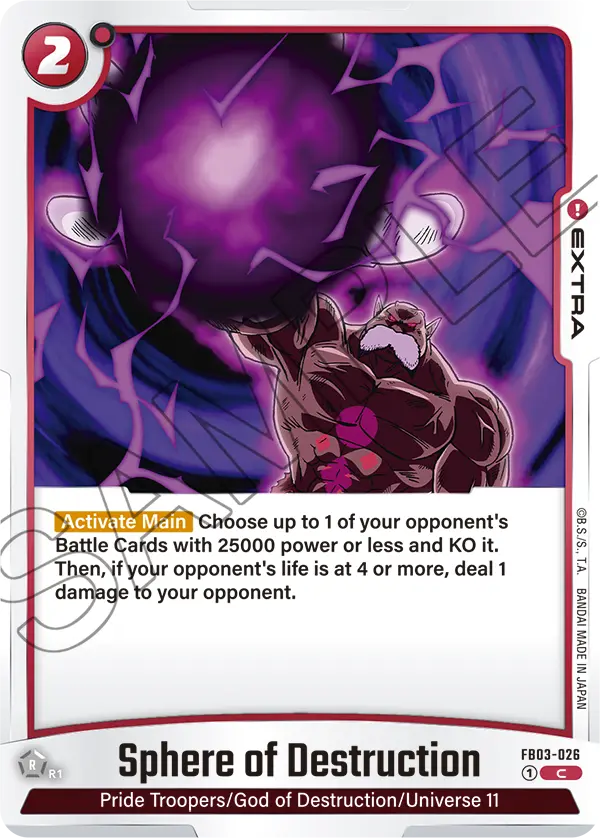 Sphere of Destruction (Extra) (FB03-026) (C)