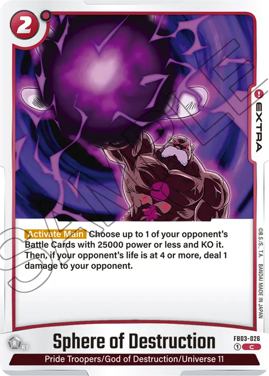 Sphere of Destruction (Extra) (FB03-026) (C)