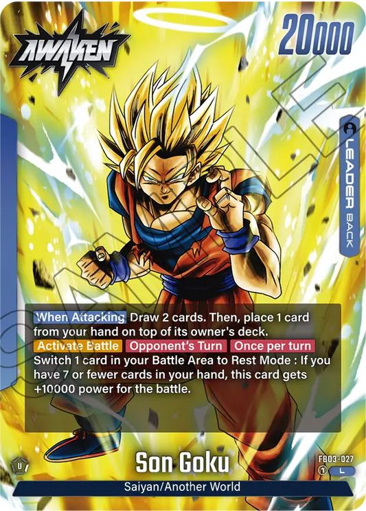 Son Goku (Leader) (FB03-027) (L)