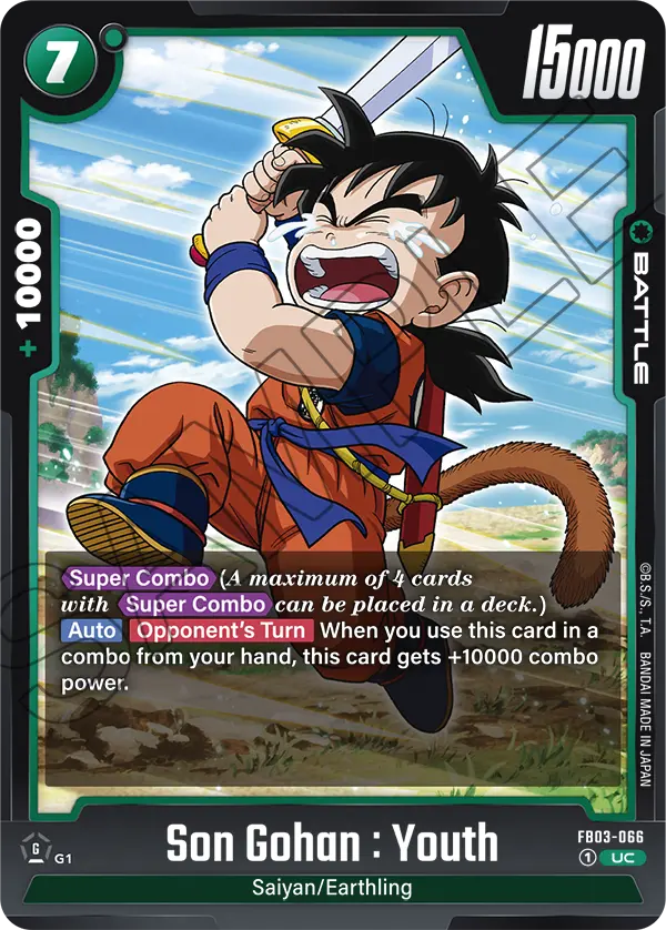 Son Gohan : Youth (Battle) (FB03-066) (UC)