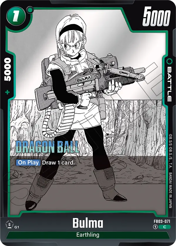 Bulma (Battle) (SB02 Reprint) (FB03-071) (C)