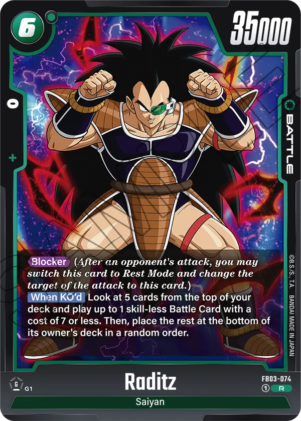 Raditz (Battle) (FB03-074) (R)