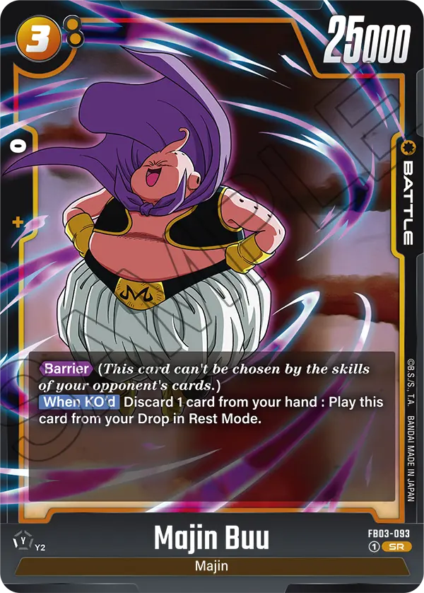 Majin Buu (Character) (FB03-093) (SR)