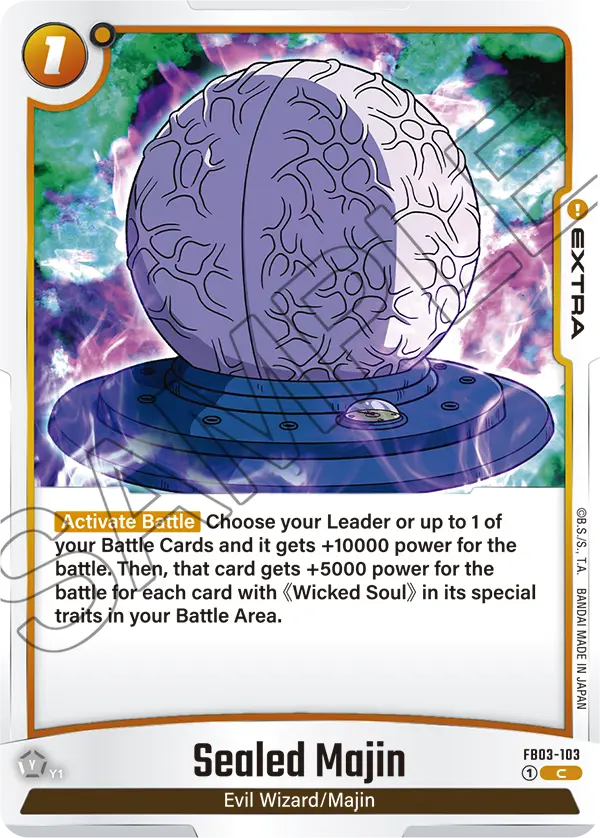 Sealed Majin (Extra) (FB03-103) (C)