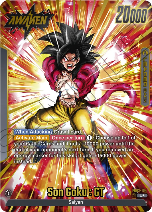 Son Goku : GT (Leader) (FB03-104) (Alternate Art)
