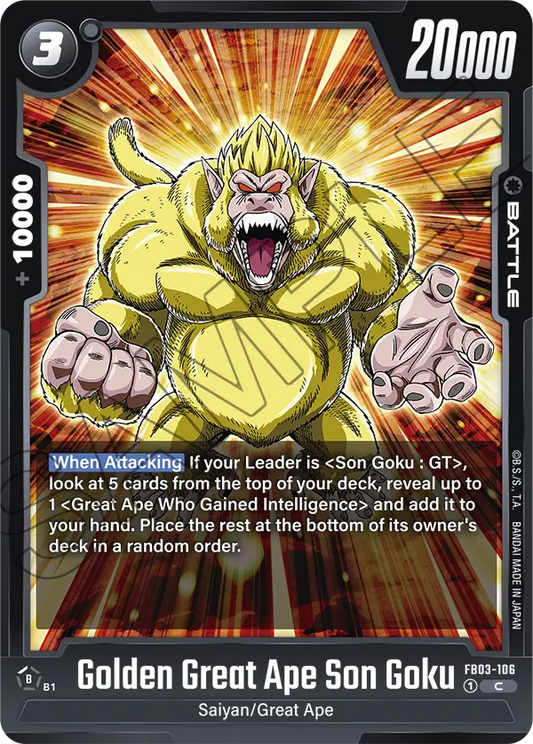 Golden Great Ape Son Goku (Battle) (FB03-106) (C)