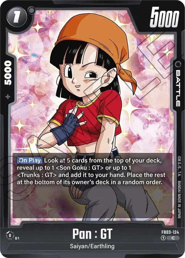 Pan : GT (Battle) (FB03-124) (C)
