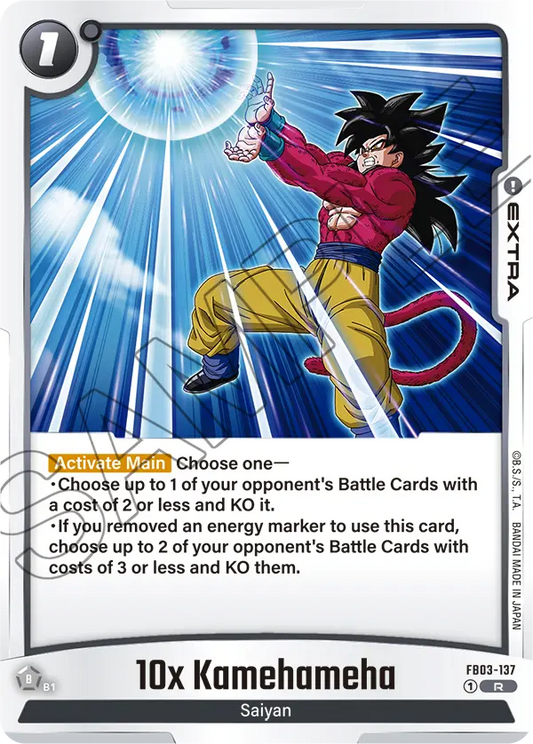 10x Kamehameha (Extra) (FB03-137) (R)