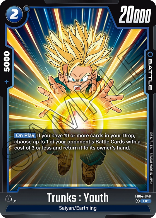 Trunks : Youth (Battle) (FB04-040) (C)