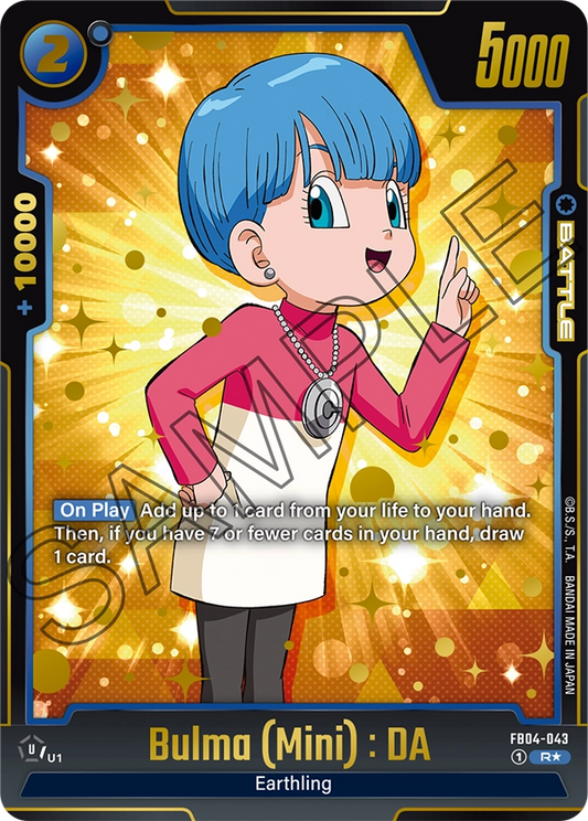 Bulma (Mini) : DA (Character) (FB04-043) (R*)