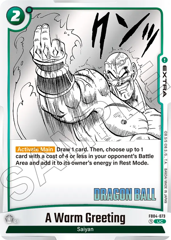 A Warm Greeting (Extra) (SB01 Reprint) (FB04-073) (UC)