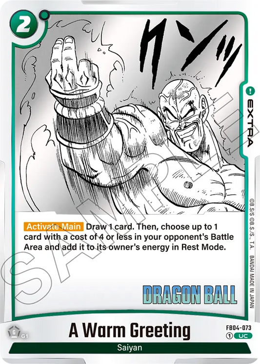 A Warm Greeting (Extra) (SB01 Reprint) (FB04-073) (UC)