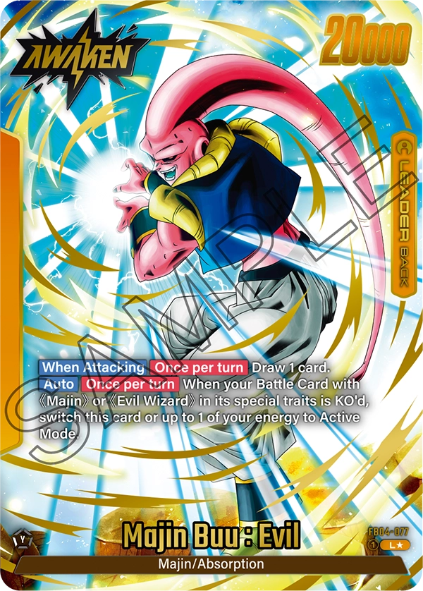 Majin Buu : Evil (Leader) (FB04-077) (Alternate Art)