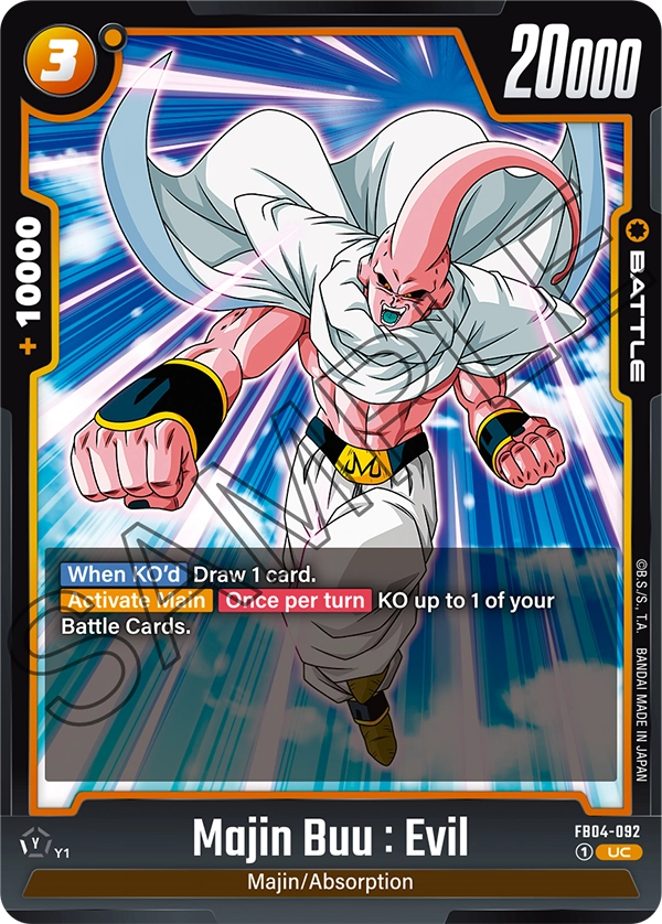 Majin Buu : Evil (Battle) (FB04-092) (UC)