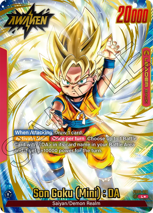 Son Goku (Mini) : DA (Leader) (FB05-001) (Alternate Art)