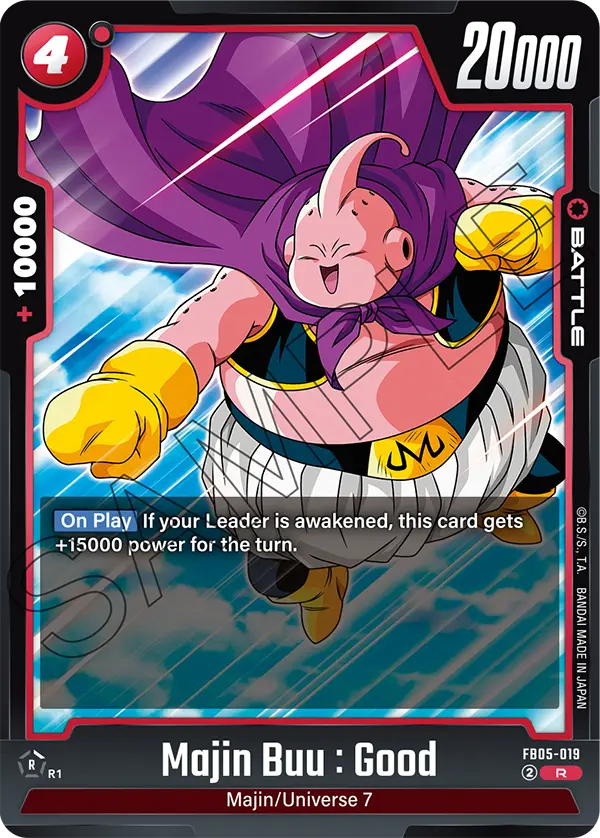 Majin Buu : Good (Battle) (FB05-019) (R)