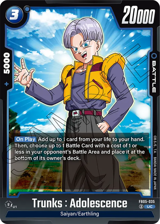 Trunks : Adolescence (Battle) (FB05-035) (UC)