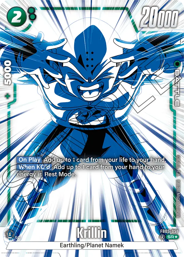 Krillin (Character) (FB05-051) (SR) (Alternate Art)