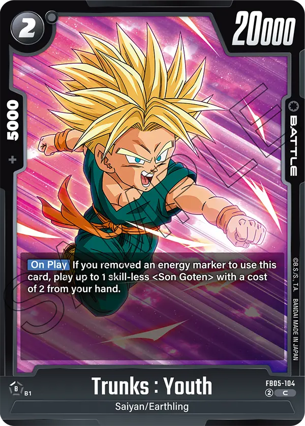 Trunks : Youth (Battle) (FB05-104) (C)