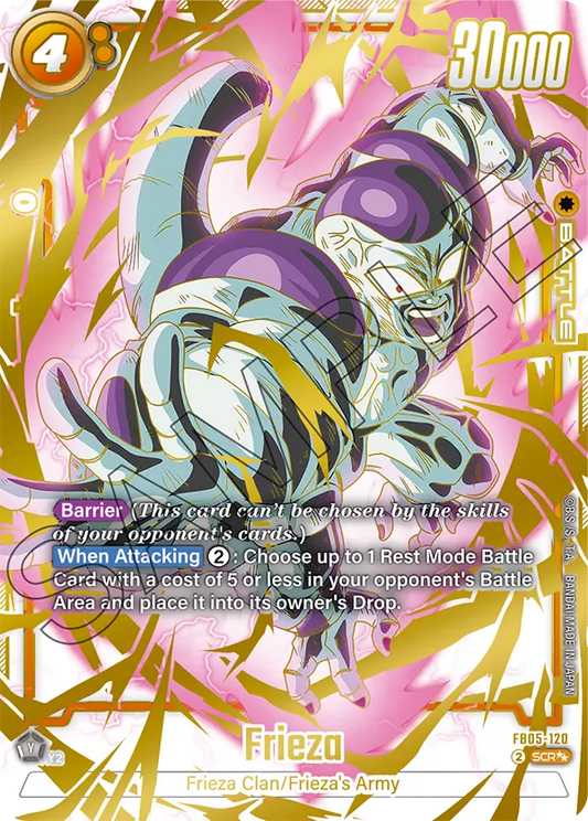 Frieza (Character) (FB05-120) (SCR) (Alternate Art) (2 Star Parallel)