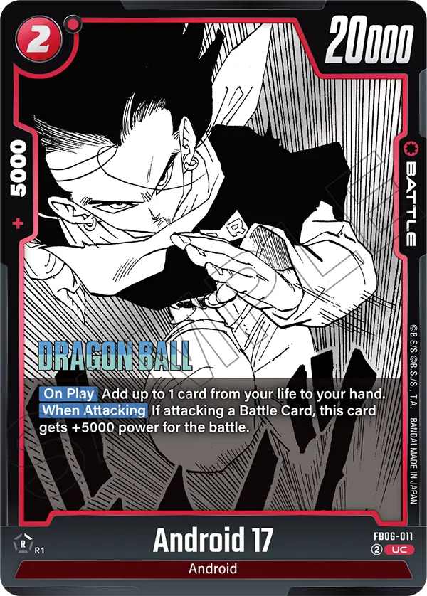 Android 17 (Battle) (SB01 Reprint) (FB06-011) (UC)
