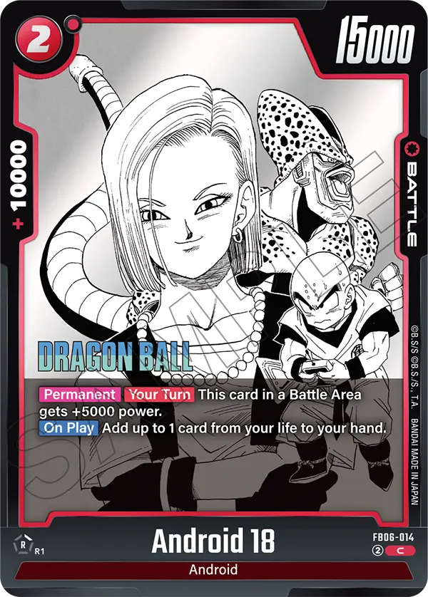 Android 18 (Battle) (SB01 Reprint) (FB06-014) (C)
