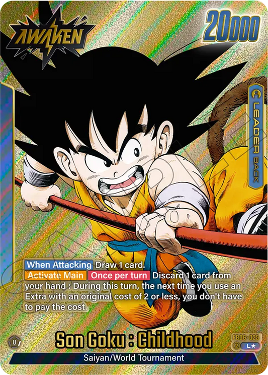 Son Goku : Childhood (Leader) (FB06-025) (SB01-Reprint) (Alternate Art)