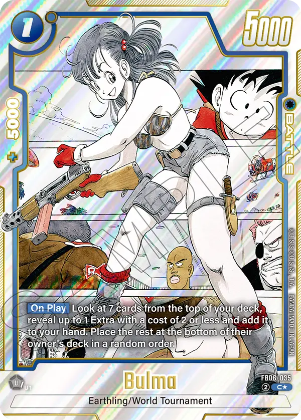 Bulma (Character) (FB06-035) (SB01-Reprint) (C*)(Alternate Art)
