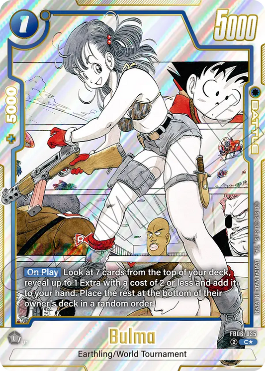 Bulma (Character) (FB06-035) (SB01-Reprint) (C*)(Alternate Art)