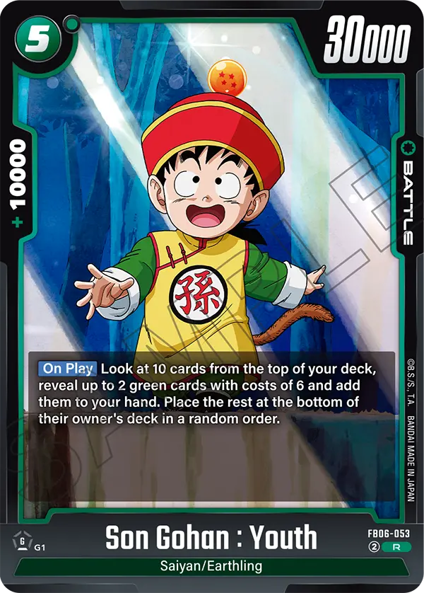Son Gohan : Youth (Battle) (FB06-053) (R)