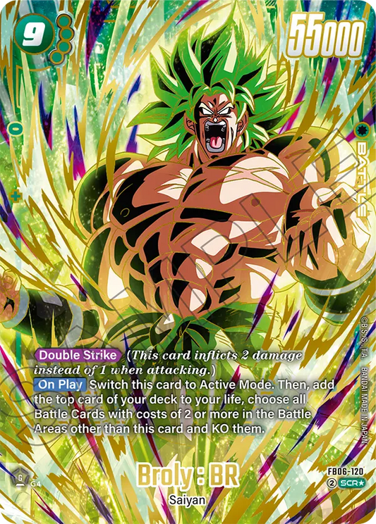 Broly : BR (Character) (FB06-120) (SCR) (Alternate Art)