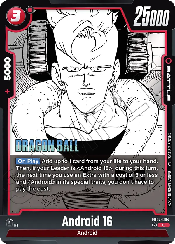 Android 16 (Battle) (SB02 Reprint) (FB07-004) (C)