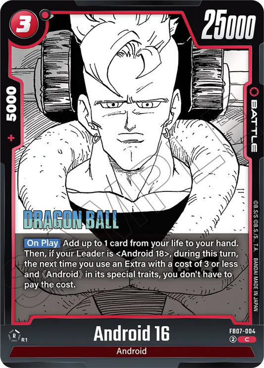 Android 16 (Battle) (SB02 Reprint) (FB07-004) (C)