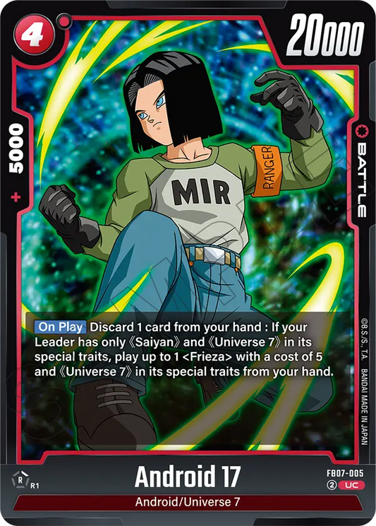 Android 17 (Battle) (FB07-005) (UC)