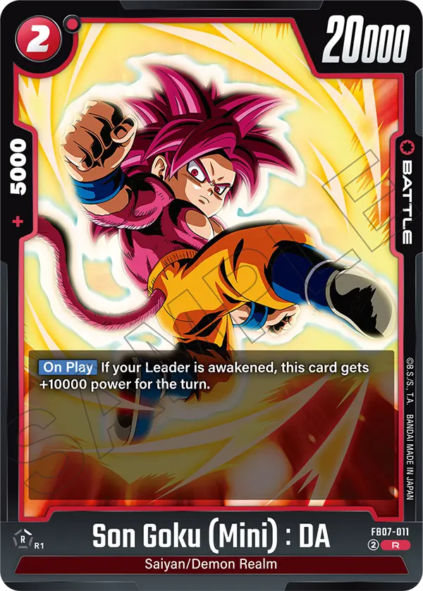 Son Goku (Mini) : DA (Battle) (FB07-011) (R)