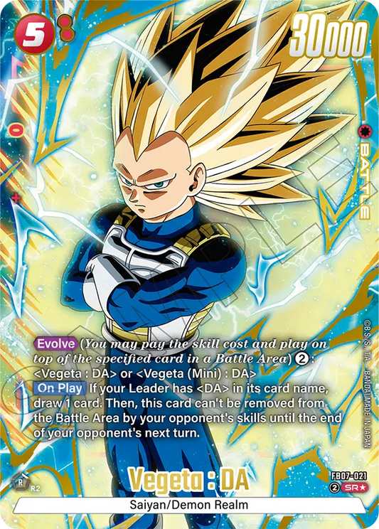 Vegeta : DA (FB07-021) (SR) (Alternate Art)