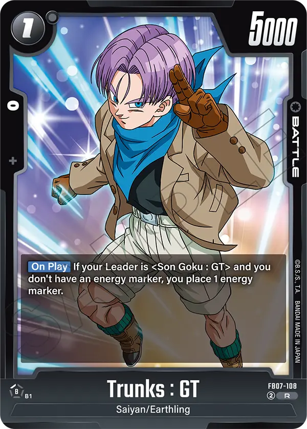 Trunks : GT (Battle) (FB07-108) (R)