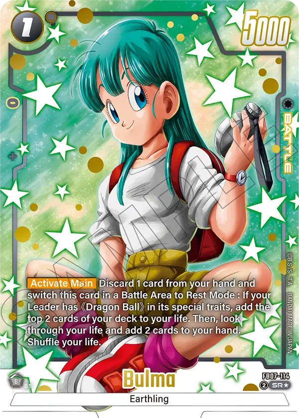 Bulma (FB07-114) (SR) (Alternate Art)
