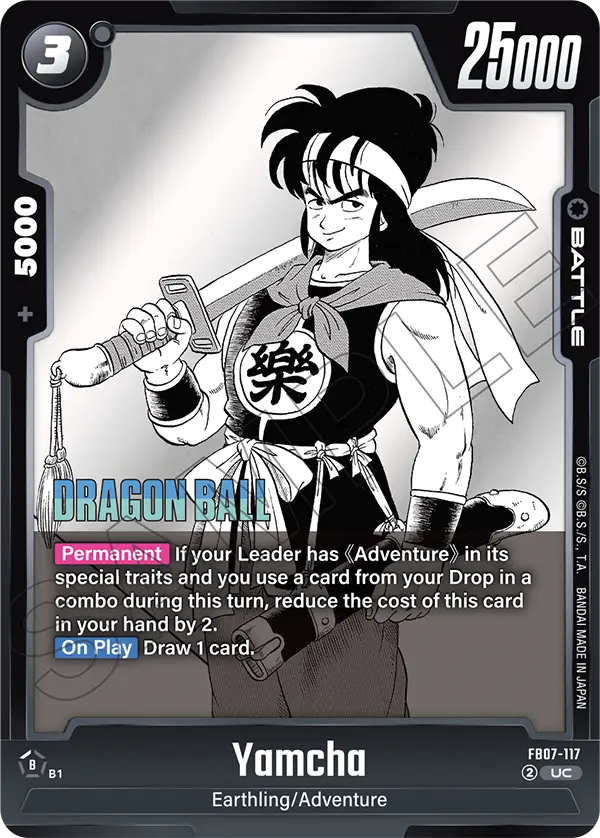 Yamcha (Battle) (SB02 Reprint) (FB07-117) (UC)