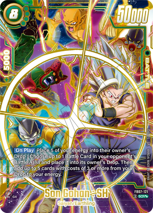 Son Gohan : SH (FB07-121) (SCR) (Alternate Art) (2 Star Parallel)