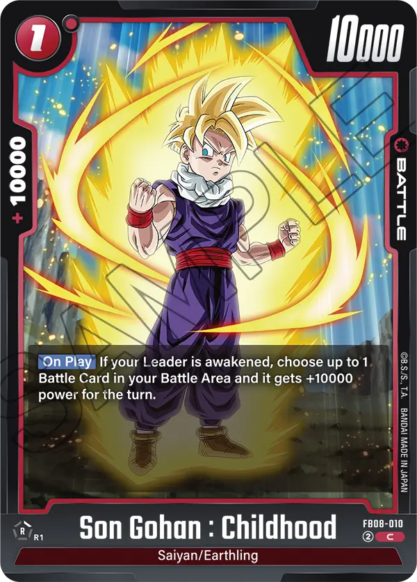Son Gohan : Childhood (Battle) (FB08-010) (C)