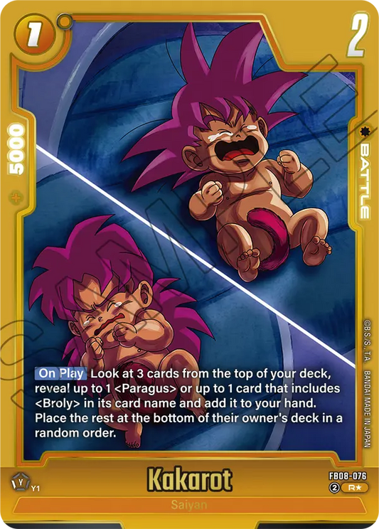 Kakarot (Battle) (FB08-076) (R*) (Alternate Art)