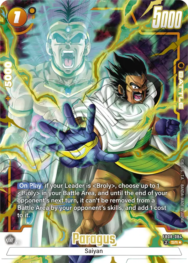 Paragus (Battle) (FB08-084) (SR*) (Alternate Art)
