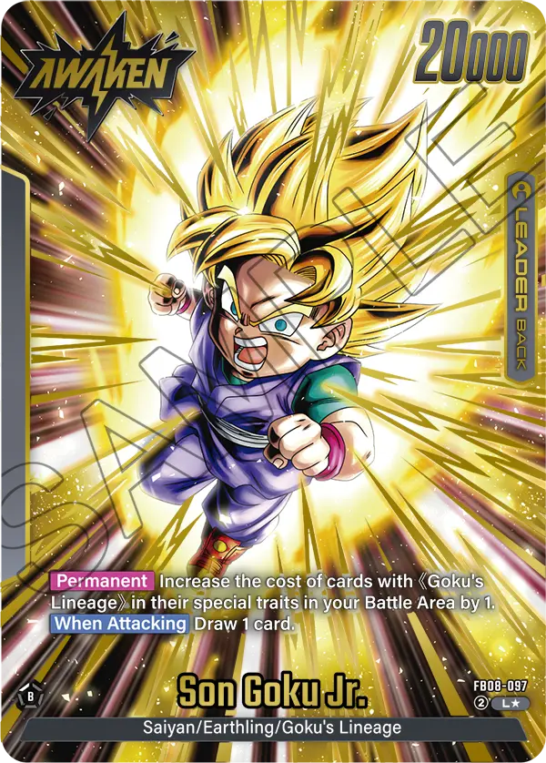 Son Goku Jr (Leader) (FB08-097) (L*) (Alternate Art)