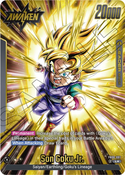 Son Goku Jr (Leader) (FB08-097) (L*) (Alternate Art)