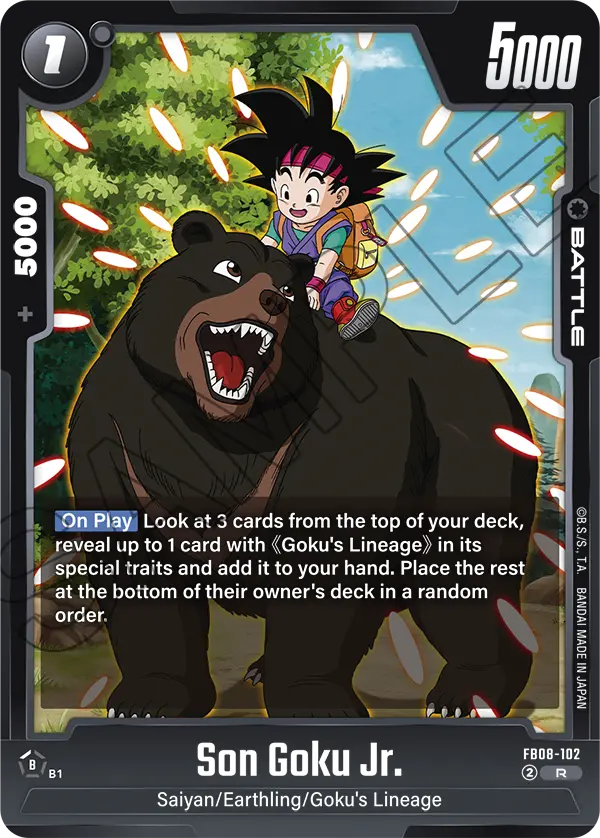 Son Goku Jr (Battle) (FB08-102) (R)
