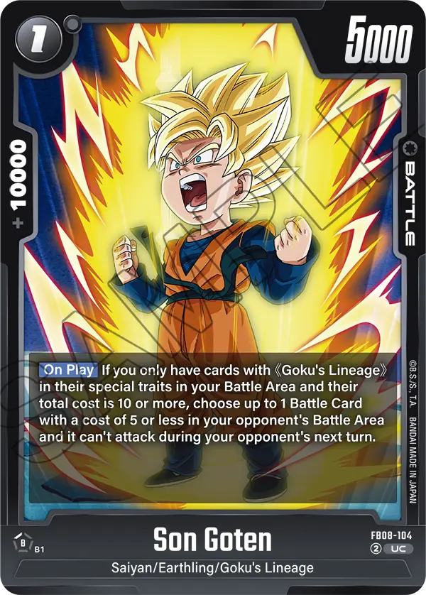 Son Goten (Battle) (FB08-104) (UC)