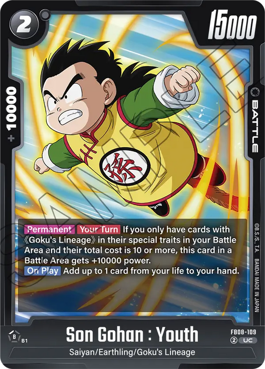 Son Gohan : Youth (Battle) (FB08-109) (UC)