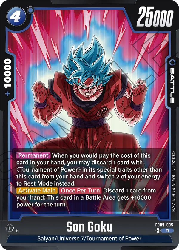 Son Goku (Battle) (FB09-035) (R)